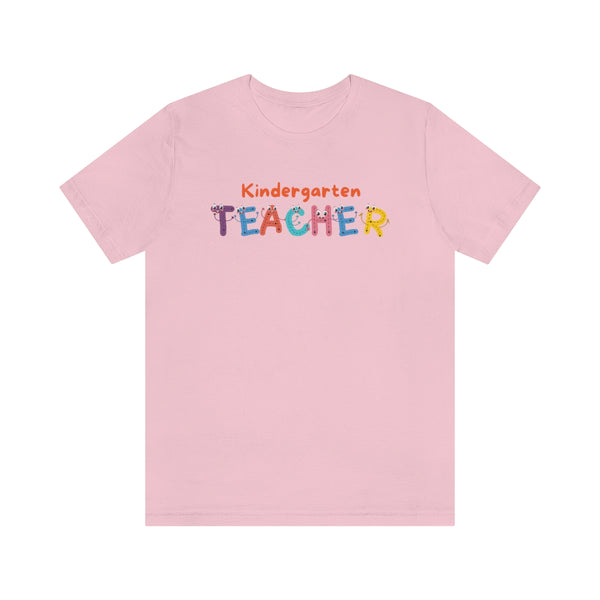 Kindergarten Teacher Friendly Letters Graphic T-Shirt