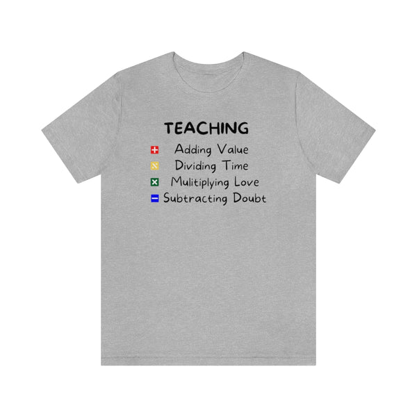 Teaching Principles Math Operations T-Shirt