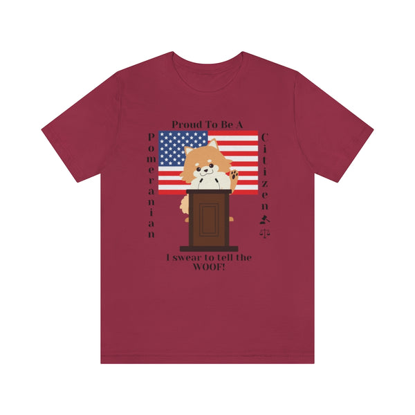 Proud To Be A Pomeranian Graphic T-Shirt