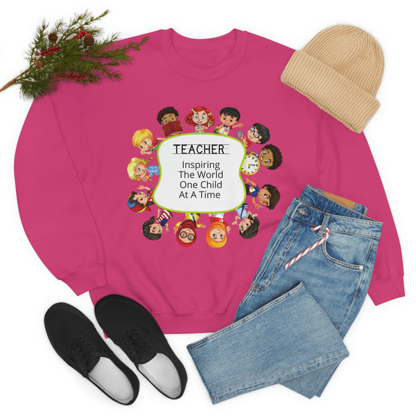 Teacher Inspiring Children Graphic Sweatshirt