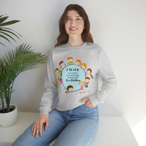 I Teach Children Graphic Sweatshirt
