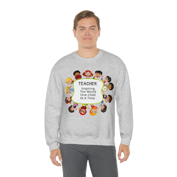 Teacher Inspiring Children Graphic Sweatshirt