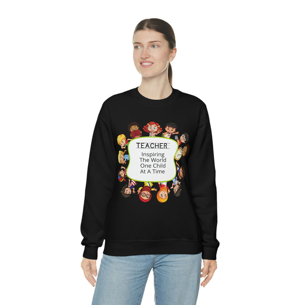 Teacher Inspiring Children Graphic Sweatshirt