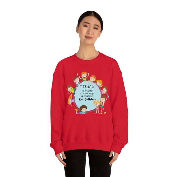 I Teach Children Graphic Sweatshirt