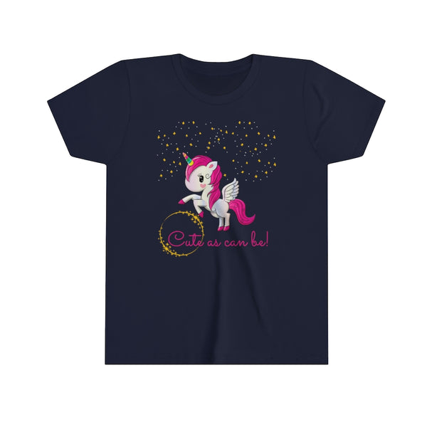 Cute As Can Be Unicorn Kids Graphic Tee