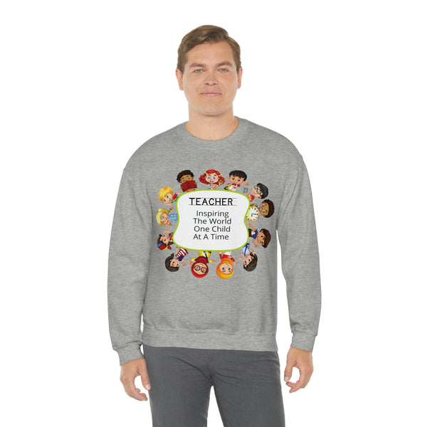 Teacher Inspiring Children Graphic Sweatshirt