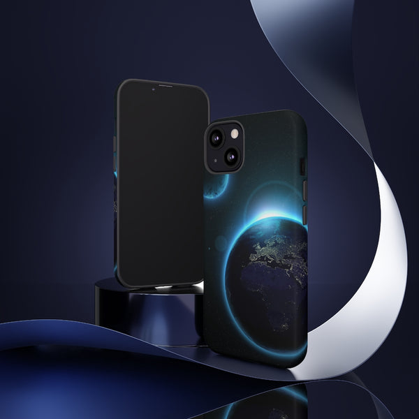 Earth Glow Phone Case Black