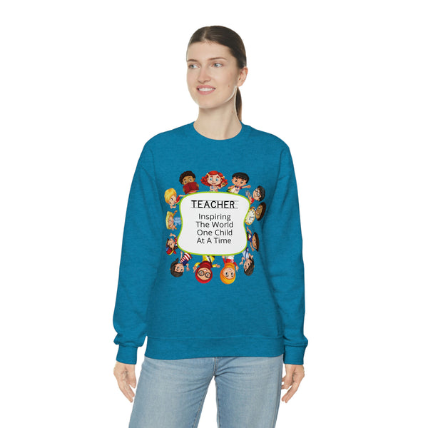 Teacher Inspiring Children Graphic Sweatshirt