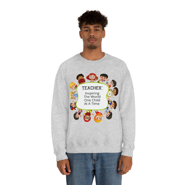 Teacher Inspiring Children Graphic Sweatshirt
