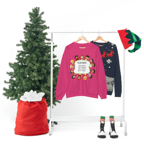 Teacher Inspiring Children Graphic Sweatshirt