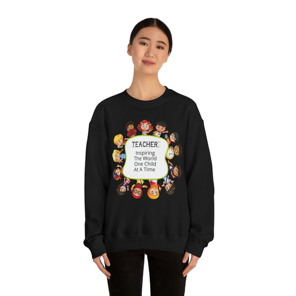 Teacher Inspiring Children Graphic Sweatshirt