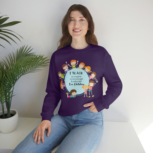 I Teach Children Graphic Sweatshirt