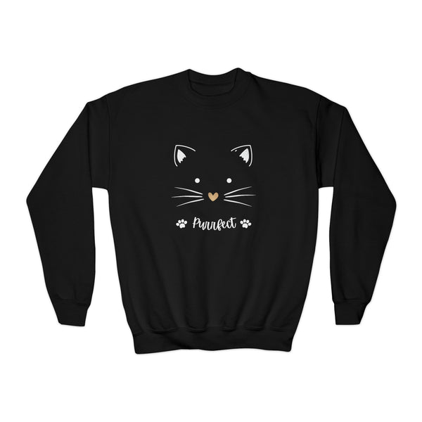 Purrfect Kitten Kids Sweatshirt