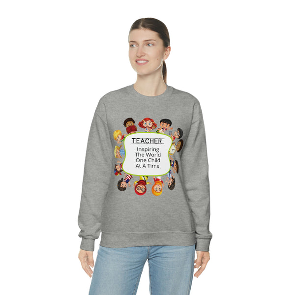 Teacher Inspiring Children Graphic Sweatshirt