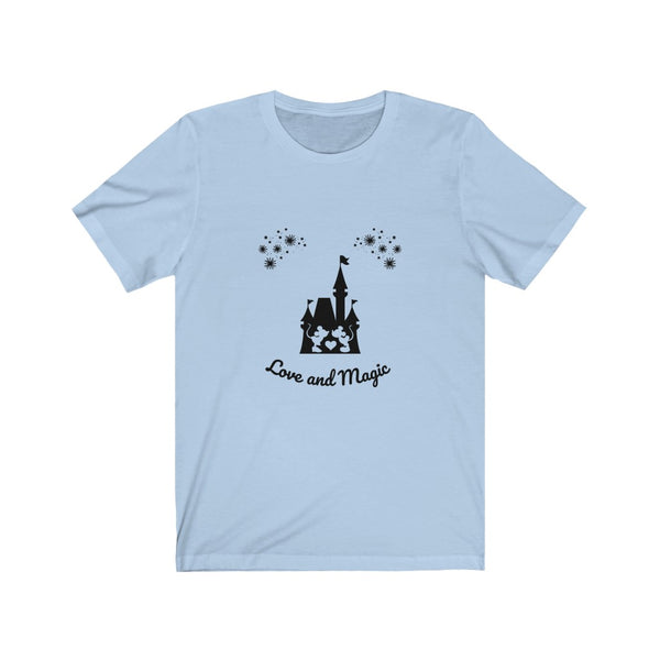 Love and Magic Disney Castle Graphic T-Shirt