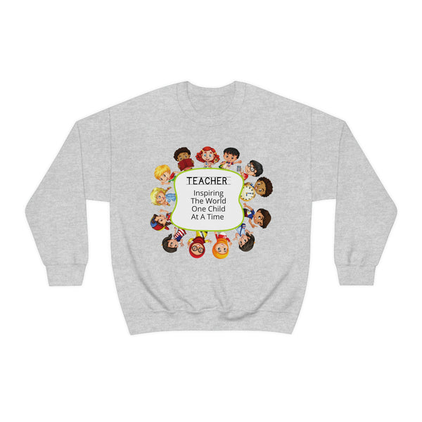 Teacher Inspiring Children Graphic Sweatshirt