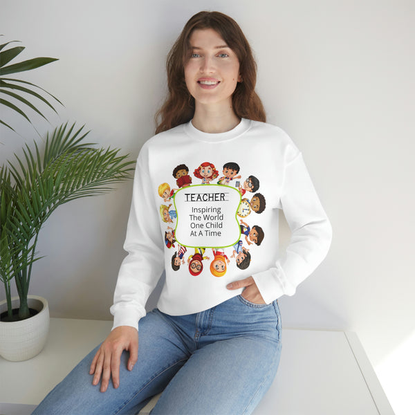 Teacher Inspiring Children Graphic Sweatshirt