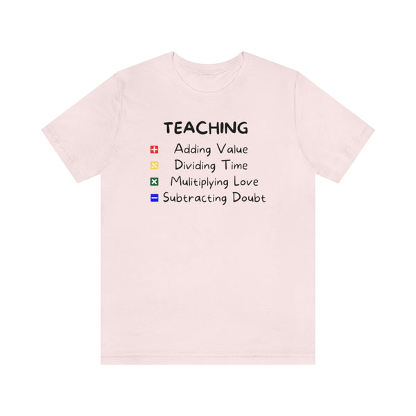 Teaching Principles Math Operations T-Shirt