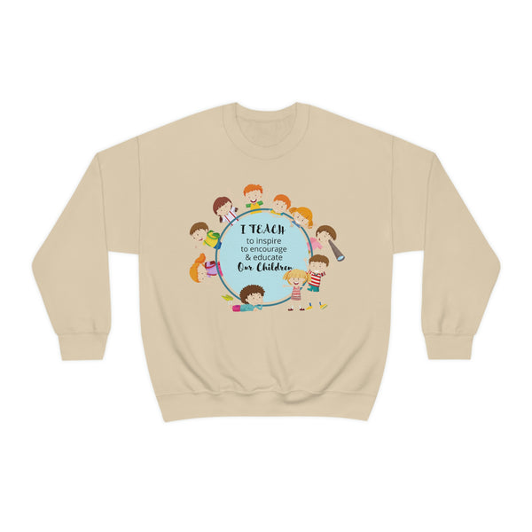 I Teach Children Graphic Sweatshirt