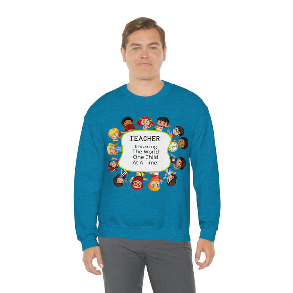 Teacher Inspiring Children Graphic Sweatshirt