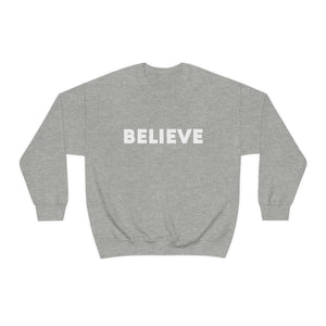 Believe Positive Affirmation Graphic Sweatshirt