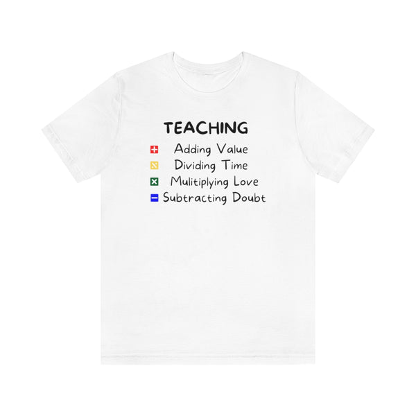 Teaching Principles Math Operations T-Shirt
