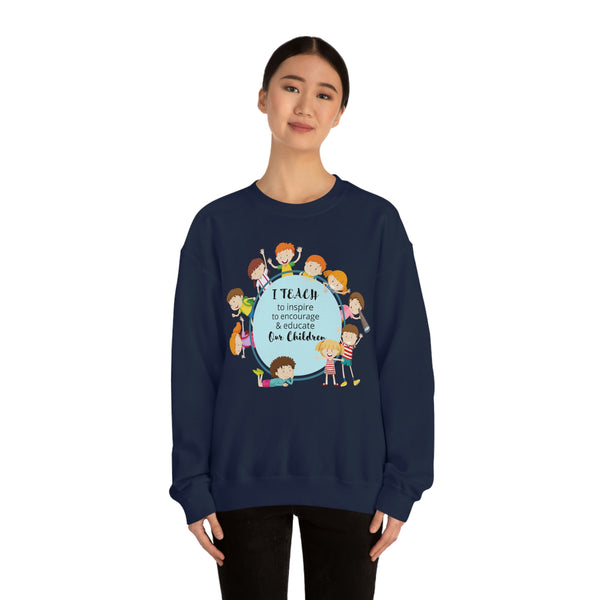 I Teach Children Graphic Sweatshirt