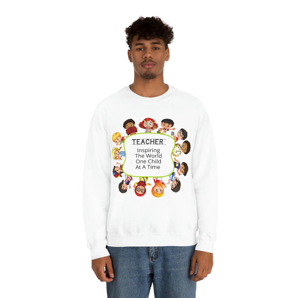 Teacher Inspiring Children Graphic Sweatshirt