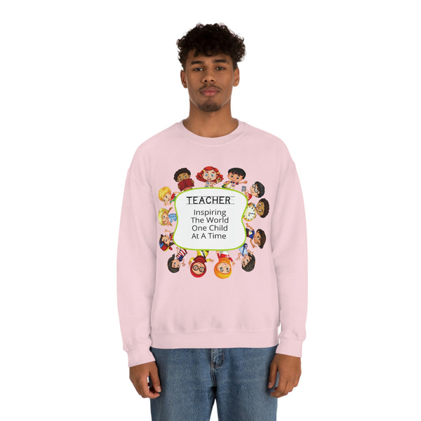 Teacher Inspiring Children Graphic Sweatshirt