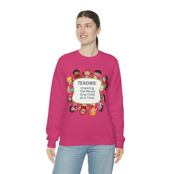 Teacher Inspiring Children Graphic Sweatshirt