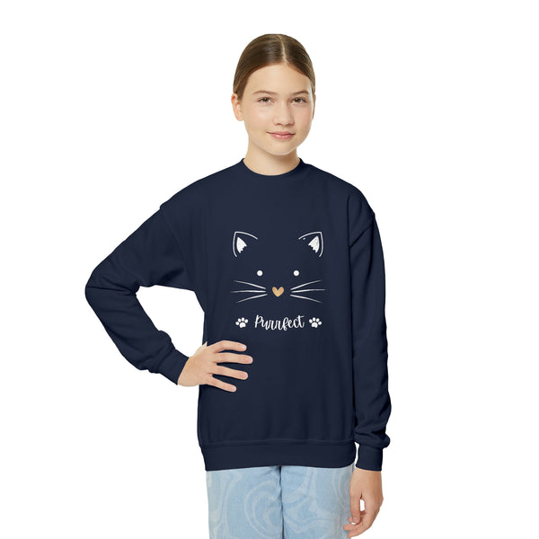 Purrfect Kitten Kids Sweatshirt
