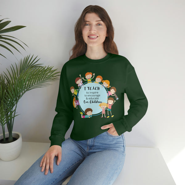 I Teach Children Graphic Sweatshirt