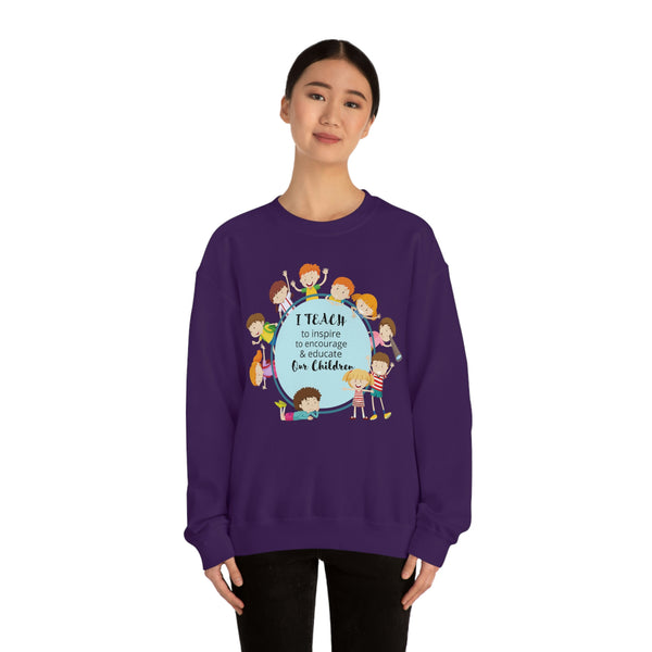 I Teach Children Graphic Sweatshirt