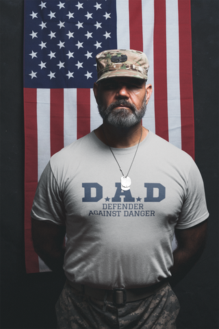 DAD Defender Against Danger Graphic T-Shirt