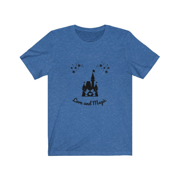 Love and Magic Disney Castle Graphic T-Shirt