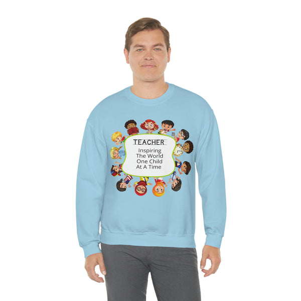 Teacher Inspiring Children Graphic Sweatshirt