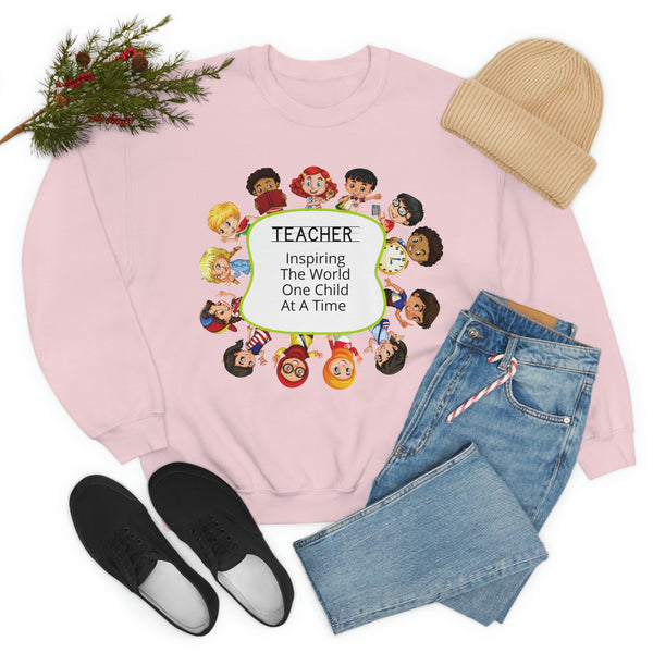 Teacher Inspiring Children Graphic Sweatshirt