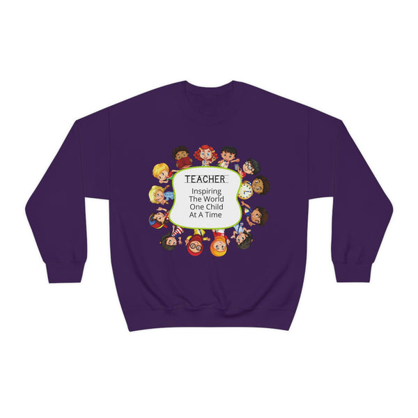 Teacher Inspiring Children Graphic Sweatshirt