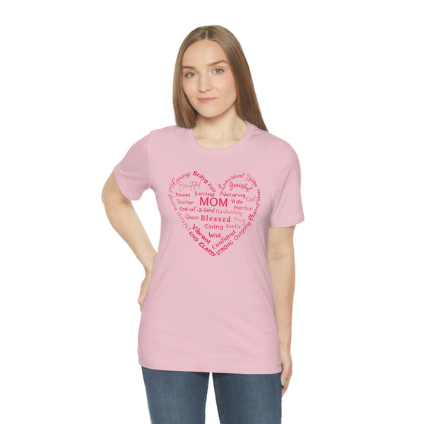 Heart of A Mom Graphic T-Shirt