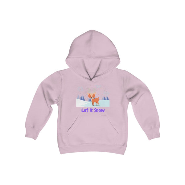 Let It Snow Reindeer Kids Hoodie