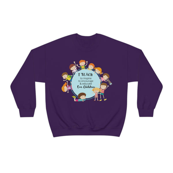 I Teach Children Graphic Sweatshirt