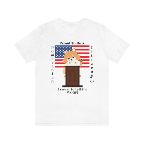Proud To Be A Pomeranian Graphic T-Shirt