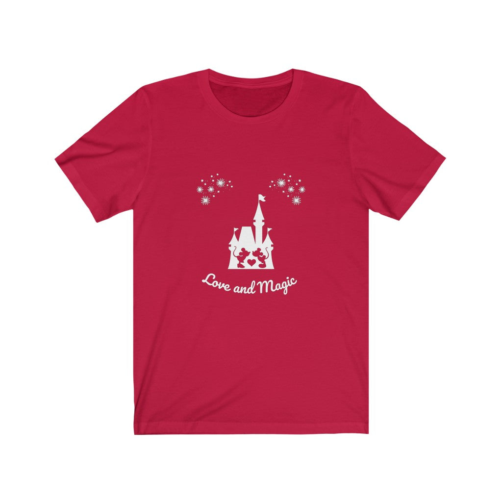 Love and Magic Disney Castle Graphic T-Shirt
