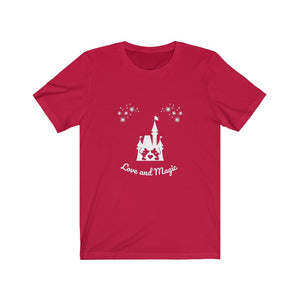 Love and Magic Disney Castle Graphic T-Shirt