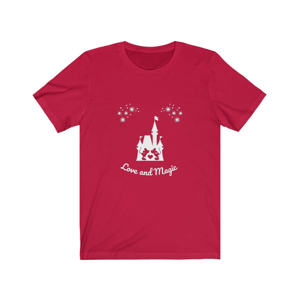Love and Magic Disney Castle Graphic T-Shirt
