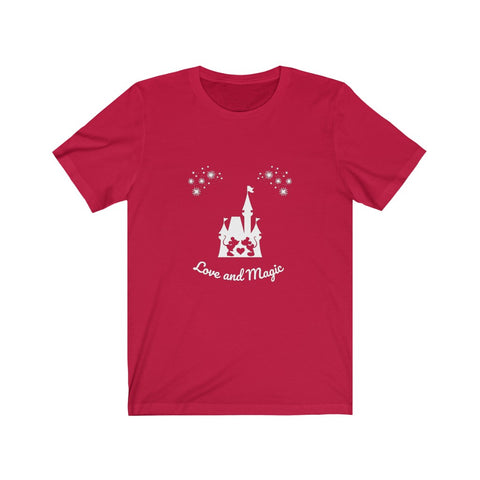 Love and Magic Disney Castle Graphic T-Shirt