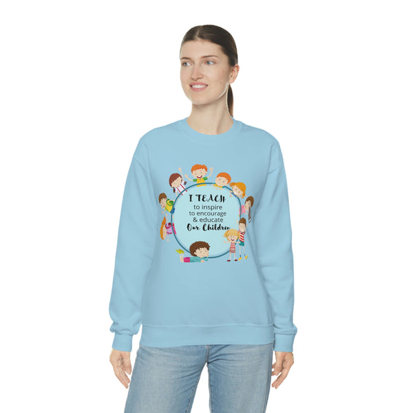 I Teach Children Graphic Sweatshirt