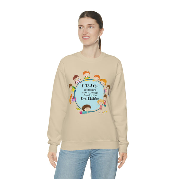 I Teach Children Graphic Sweatshirt