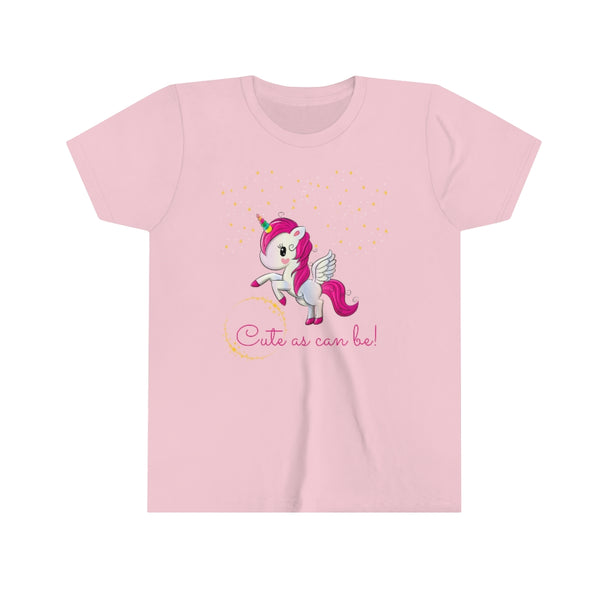 Cute As Can Be Unicorn Kids Graphic Tee