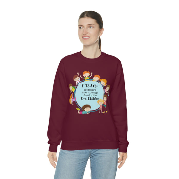 I Teach Children Graphic Sweatshirt